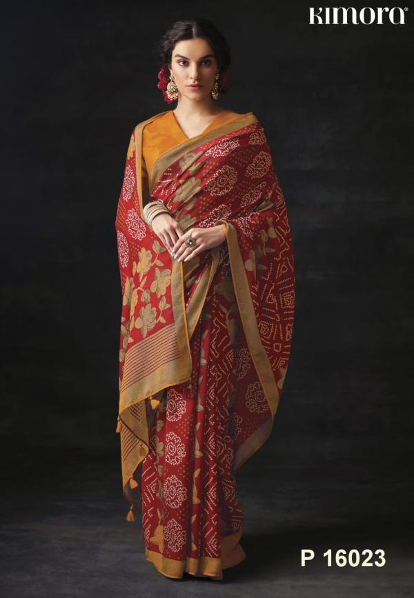 Kimora Meera Bandhani Hits Brasso Exlusive Saree Collection